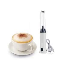 Rechargeable Cordless Coffee Latte Foam Mixer Rechargeable OGN ( ZB1508 ) White
