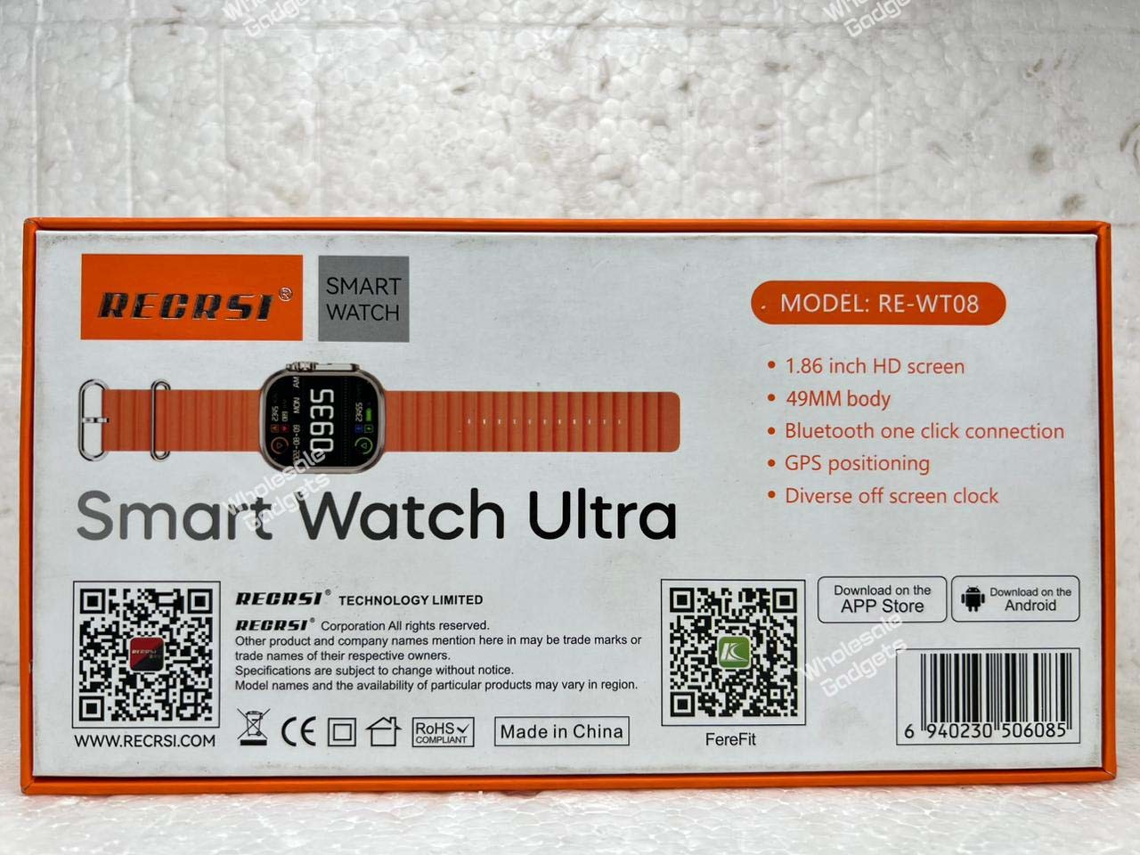 RECRSI RE-WT08 Ultra Smart Watch - Image 5