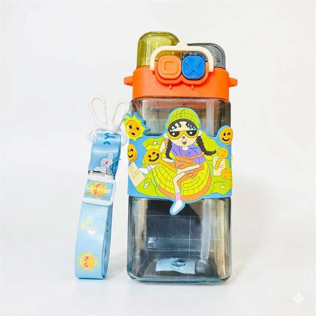 Kawaii- square portable bottle