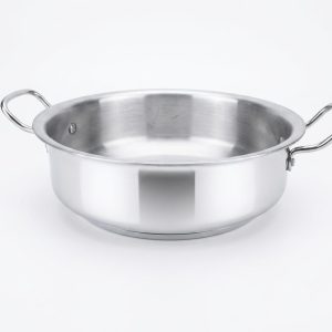 Essential Stainless Steel Fancy Karai 22 cm