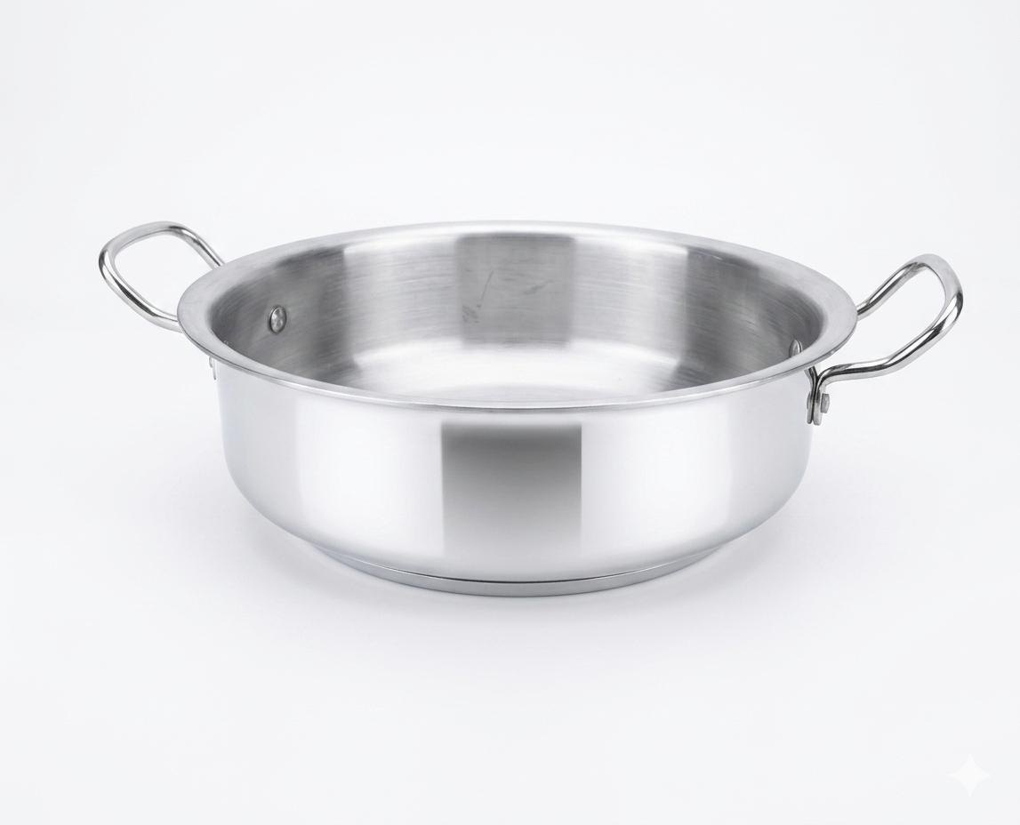 Essential Stainless Steel Fancy Karai 22 cm