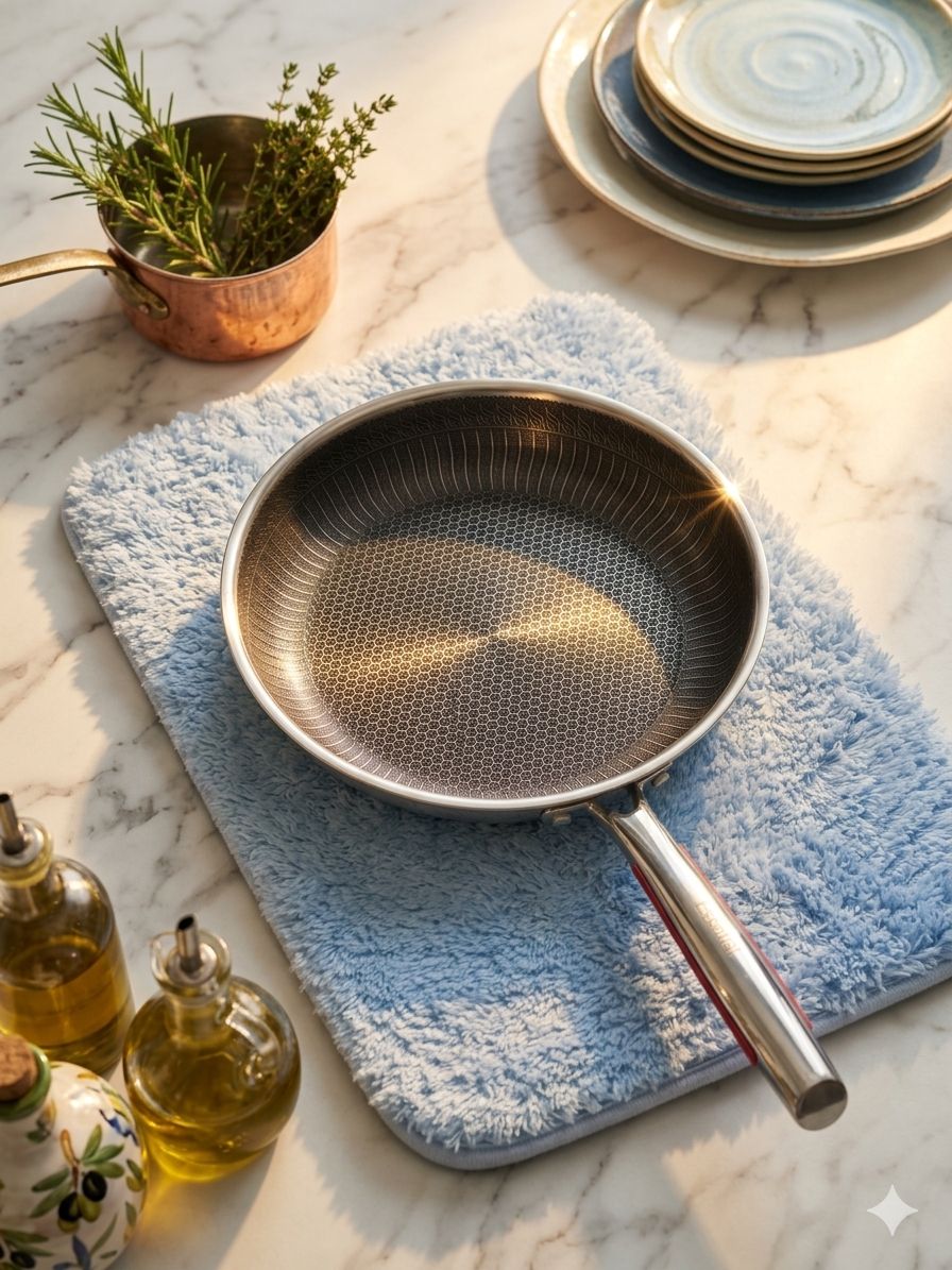 28CM HONEYCOMB FRYING PAN (PTFE COATING)