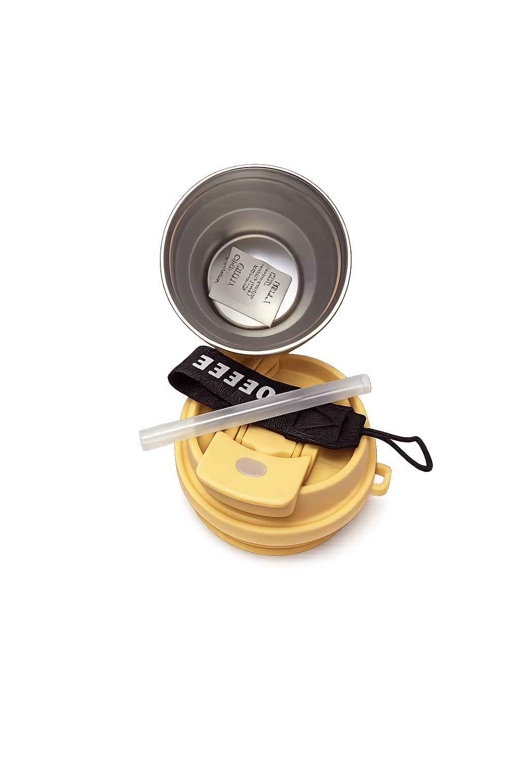 Coffee Cup, 1781, 350ml, Yellow - Image 4