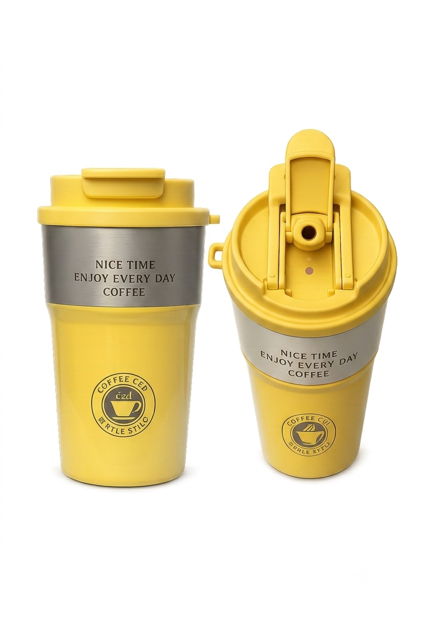 Coffee Cup, 1781, 350ml, Yellow - Image 2