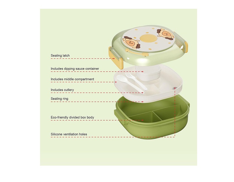 “TEDEMEI” Lunch Box - 1 Ltr - Image 5