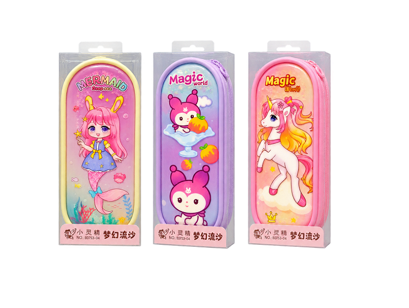 3D cartoon pencil cases
