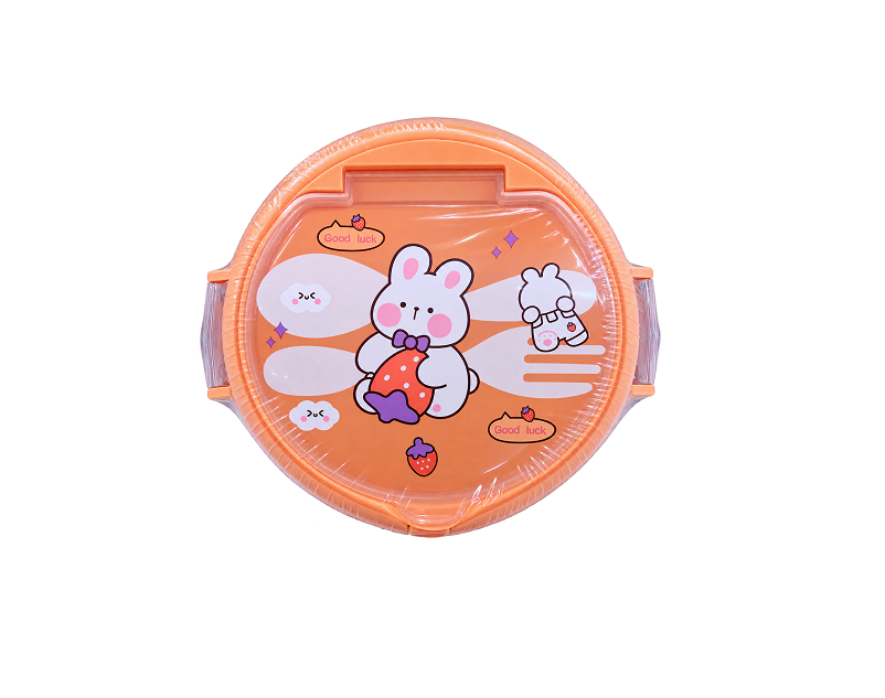 Round Cartoon Themed Kids Lunch Pack - Image 3