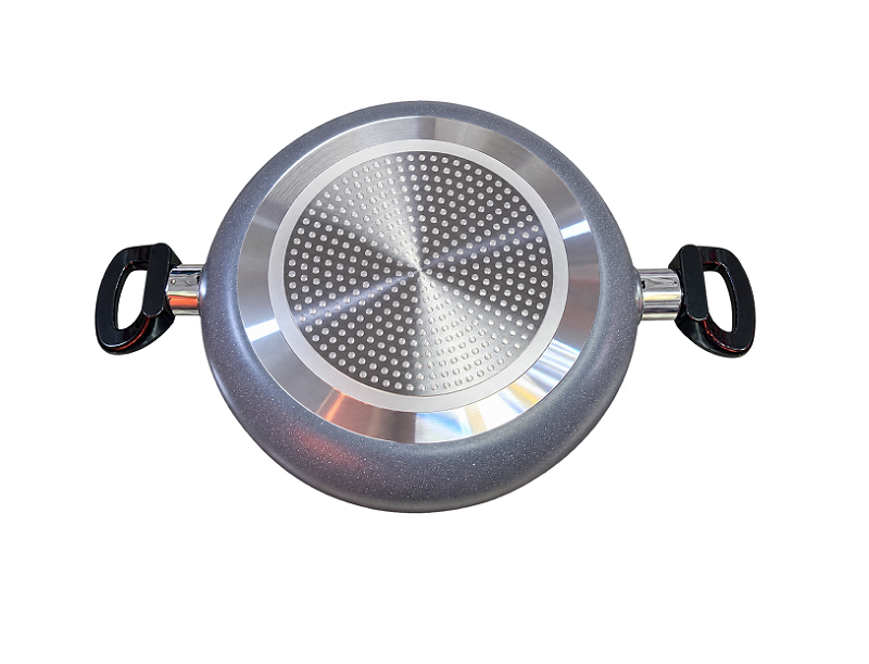 Marble Coating Non-Stick Karai (Induction Bottom) - Image 2