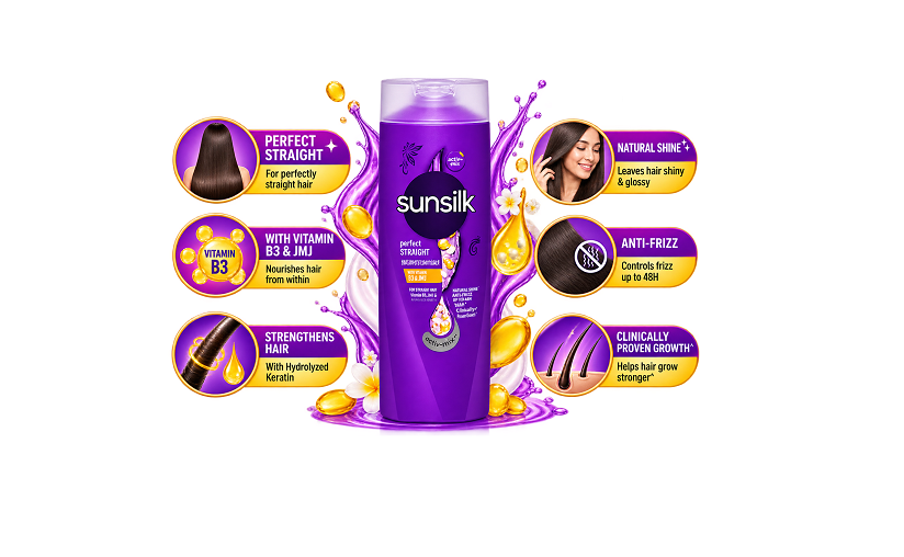 Sunsilk Perfect Straight Shampoo Size: 300ml - Image 3