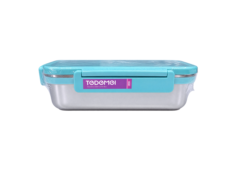 Homio Tedemei lunch box square stainless steel with lid - Image 3