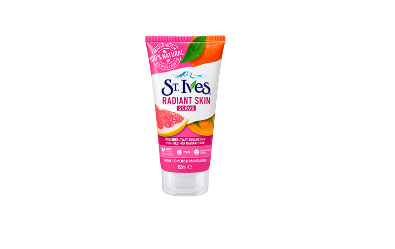 St. Ives Radiant Skin Pink Lemon & Mandarin Orange Scrub - 150ml