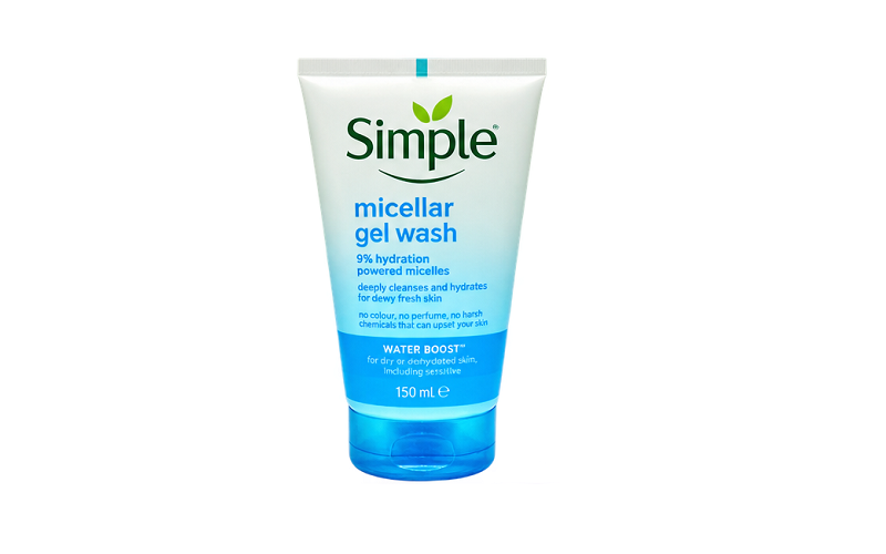 SIMPLE Water Boost Micellar Facial Gel Wash -150ML (UK)
