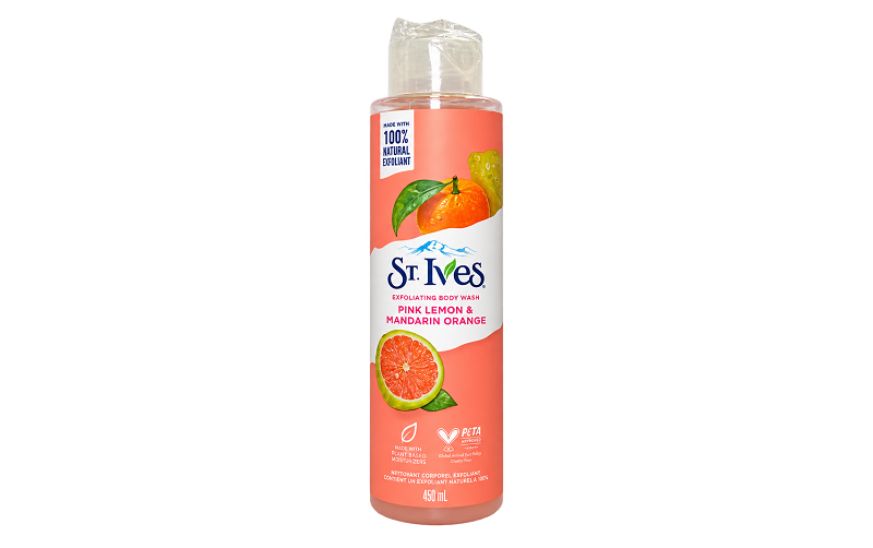 St.Ives Pink Lemon & Mandarin Orange Exfoliating Body Wash 450ml