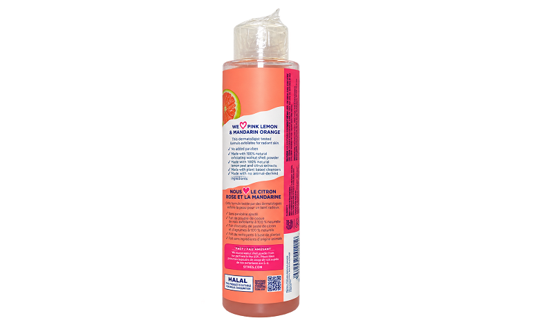 St.Ives Pink Lemon & Mandarin Orange Exfoliating Body Wash 450ml - Image 2